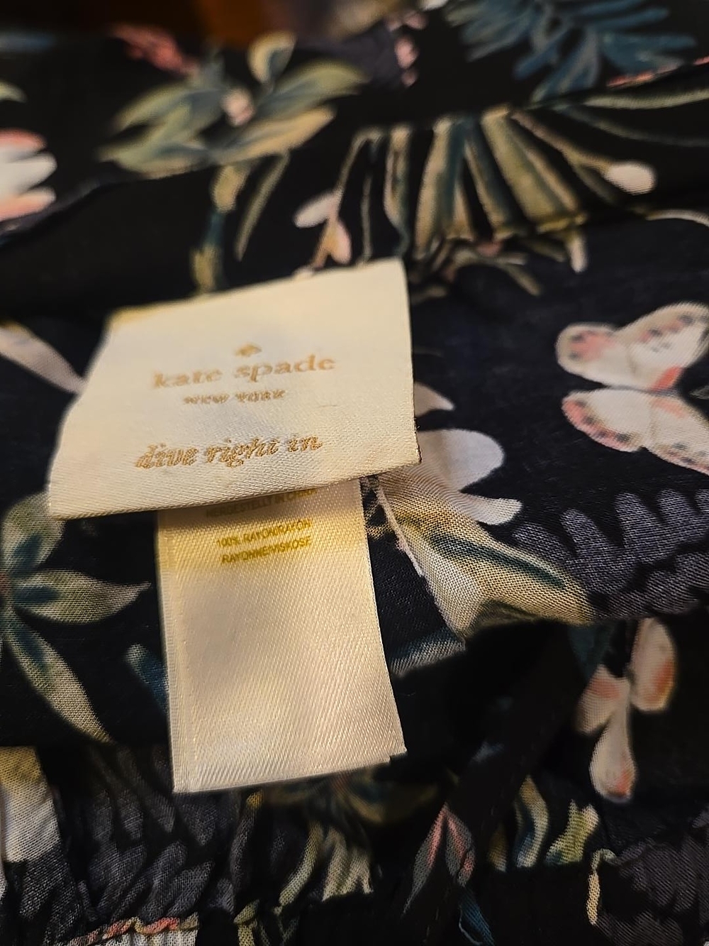kate spade Navy Floral Halter Maxi Dress - Picture 2 of 2